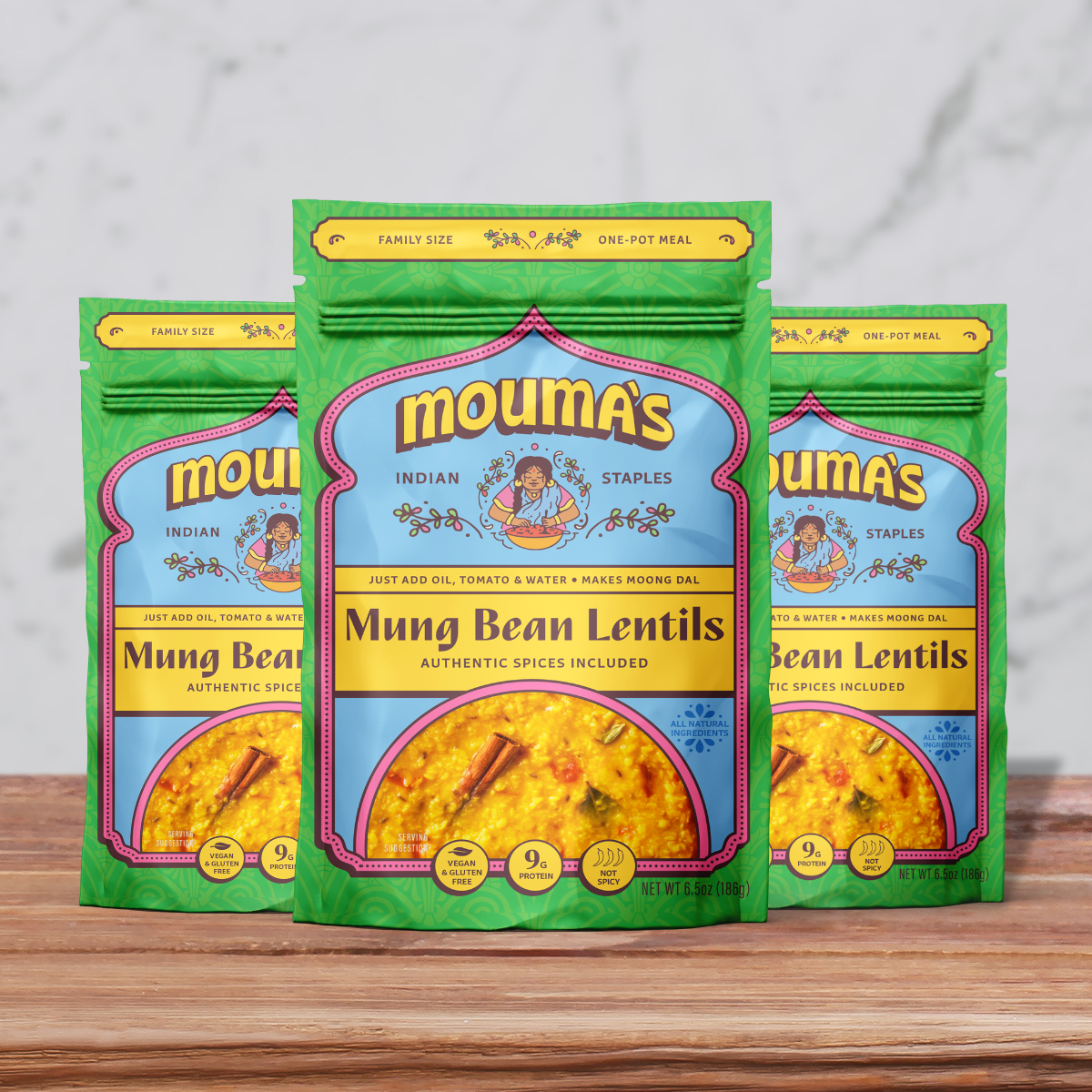 Mung Bean Lentils (Moong Dal)