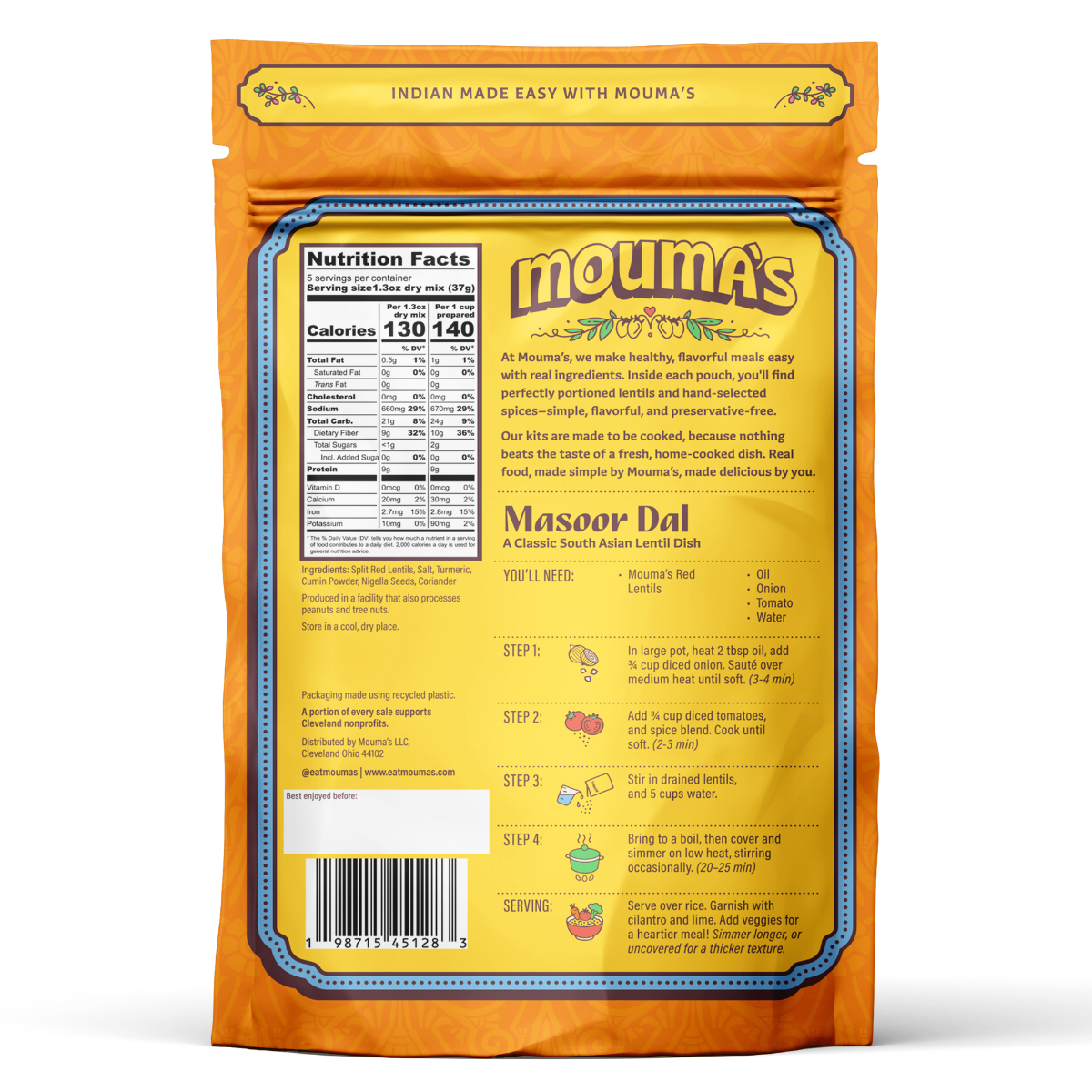 Red Split Lentils (Masoor Dal)